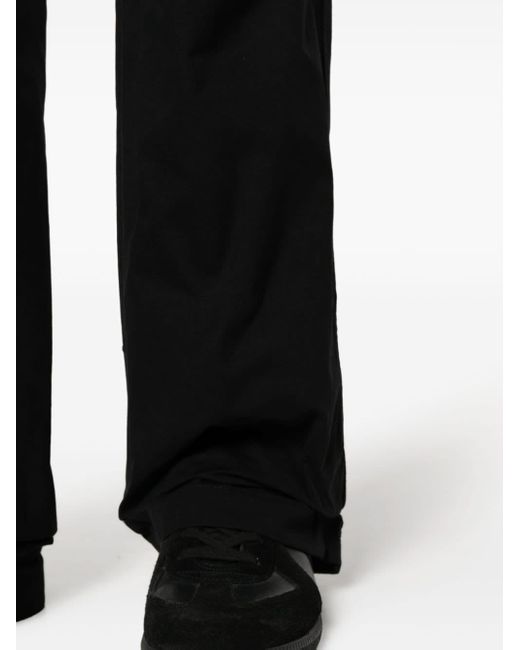 1989 STUDIO Black Straight-leg Cargo Trousers for men