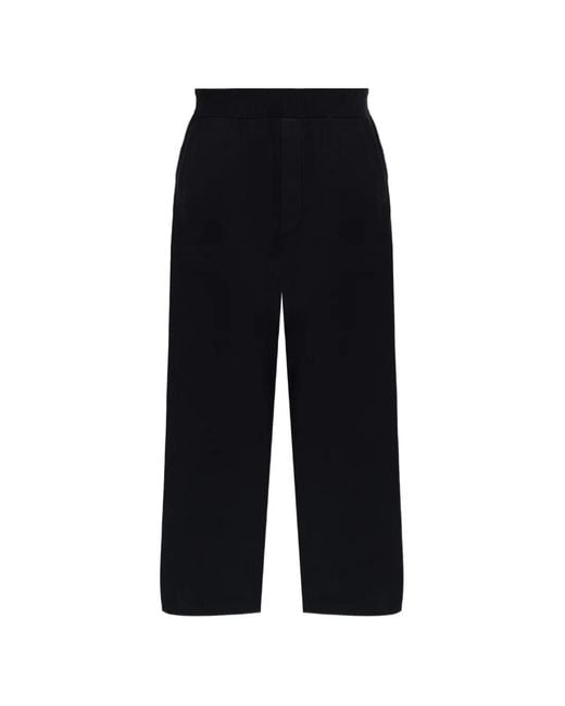 DSquared² Black Logo-Plaque Track Trousers for men