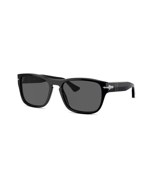 Persol Black Square-Frame Sunglasses