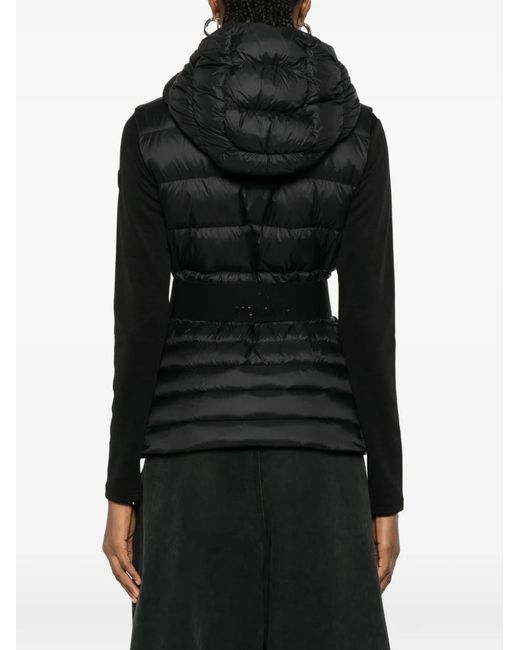 Moncler Black Waistcoats