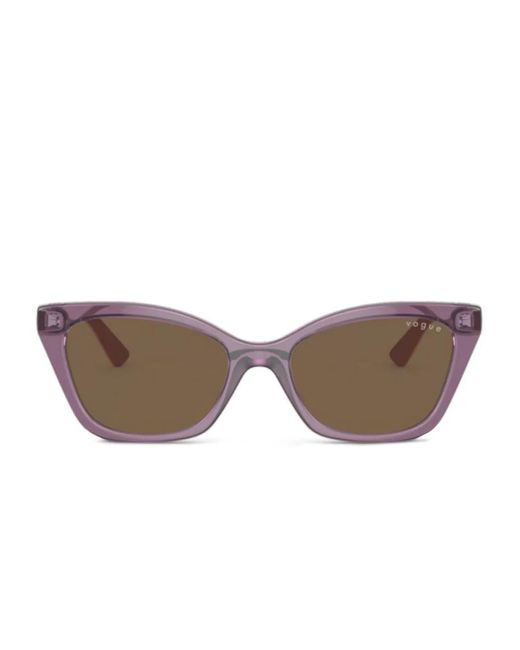 Vogue Eyewear キャットアイ サングラス Brown