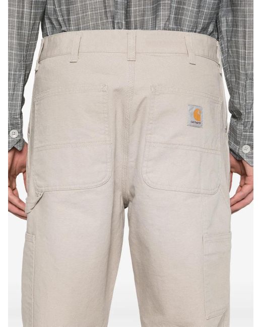 メンズ Carhartt シングルニーパンツ White