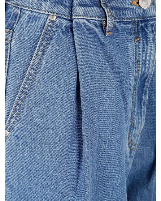 Givenchy Blue Pleated Jeans