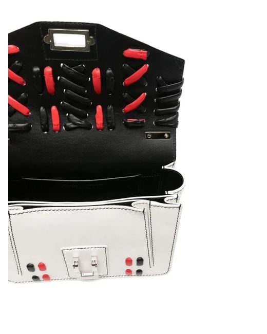 Proenza Schouler White Embroidered Shoulder Bag