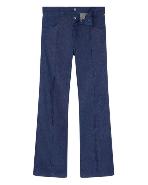 Fursac Blue Bootcut Jeans for men