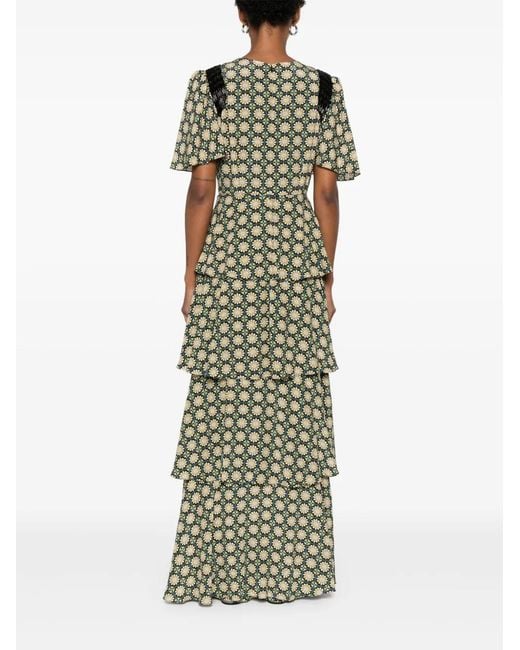 Muzungu Sisters Green Amira Maxi Dress