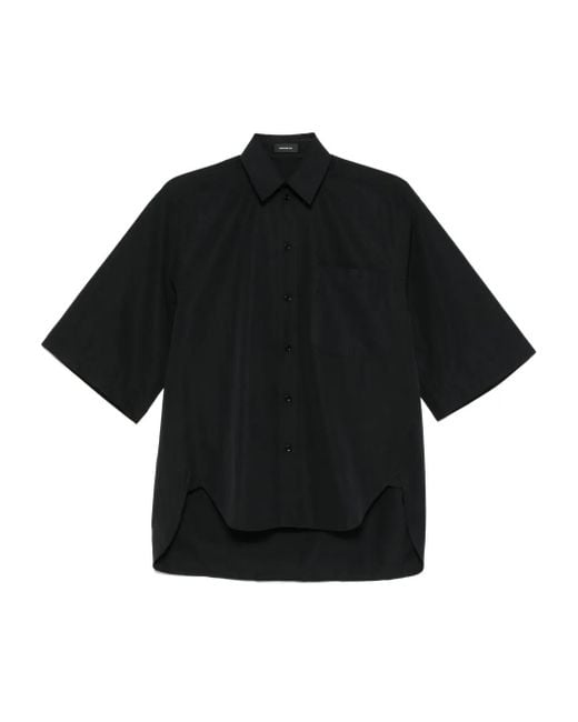 Wardrobe NYC Black Cotton Shirt