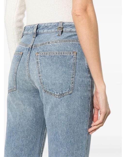 Jean Ample À Taille Basse Chloé en coloris Blue