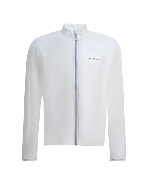 Montbell White Zip Front Jacket for men