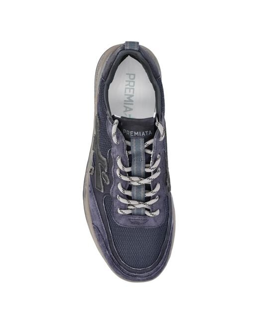 Premiata Gray Nous Sneakers for men