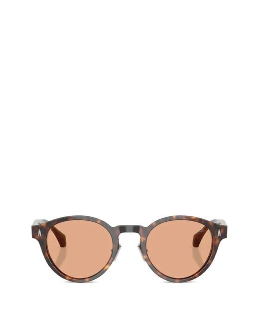 Moncler Pink Ember Round-Frame Sunglasses