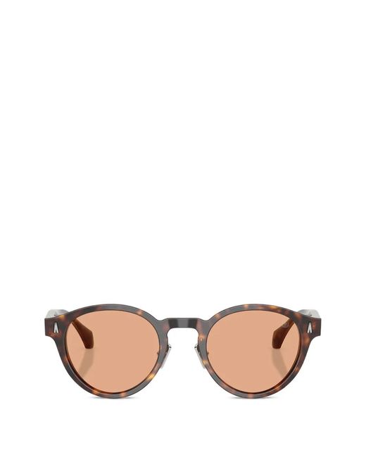 Moncler Pink Ember Round-Frame Sunglasses