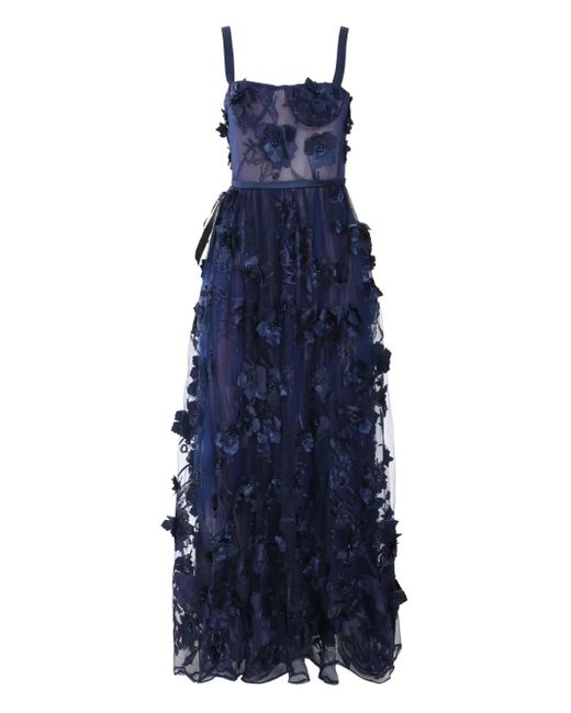 Bronx and Banco Blue Anastasia Maxi Dress
