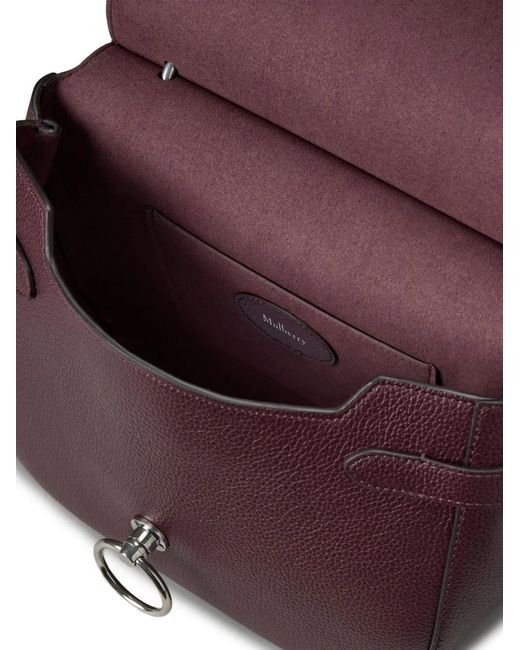 Mulberry Purple Small Amberley Ring Detail Cross Body Bag