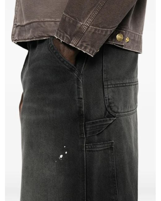 Carhartt Black Oversized-Fit Shorts for men