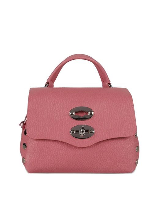 Borsa Tote Postina Daily Night di Zanellato in Pink