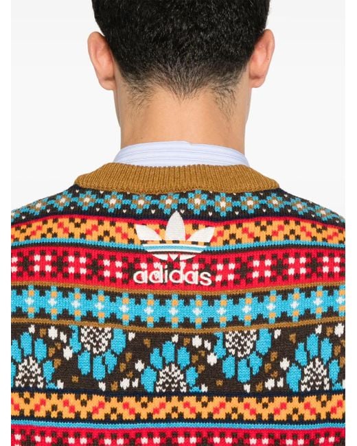 Adidas Red X Wales Bonner Intarsia-Knit Vest