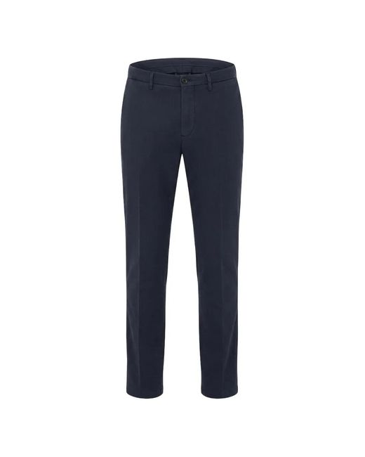 Corneliani Blue Pantalon De Costume Teint En Pièce for men