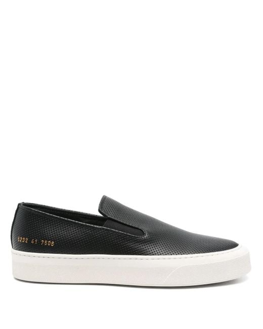 Sneakers Traforate di Common Projects in Black da Uomo