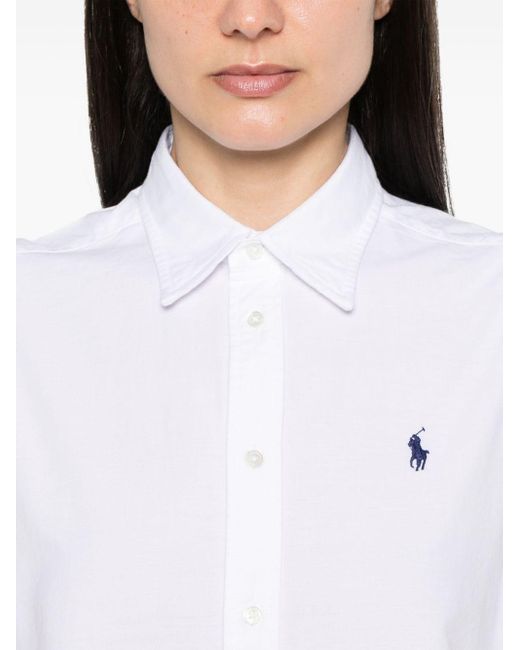 Polo Ralph Lauren White Polo-pony Sleeveless Shirt