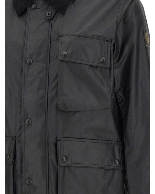 メンズ Belstaff コーデュロイカラー ジャケット Black