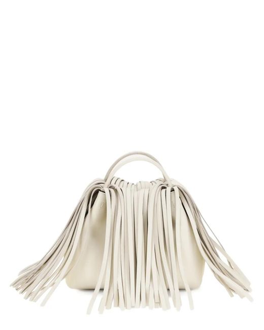 Givenchy Natural Nano Facet Fringe Bucket Bag