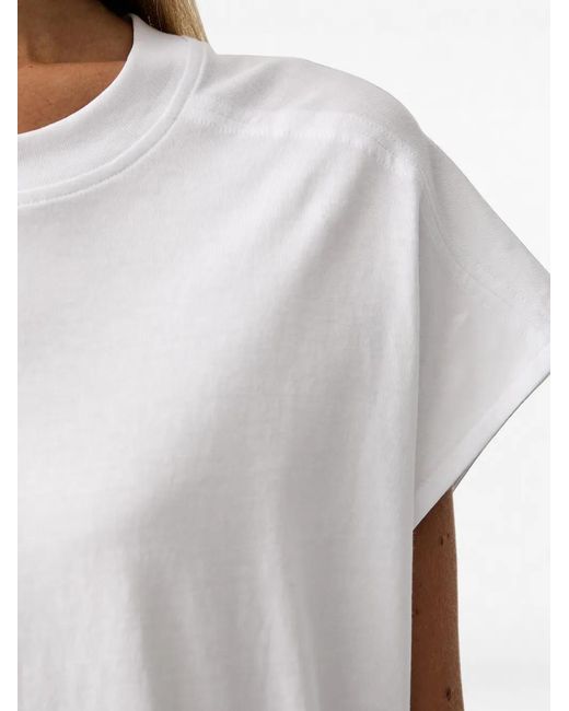 Patrizia Pepe White Fly-Logo T-Shirt