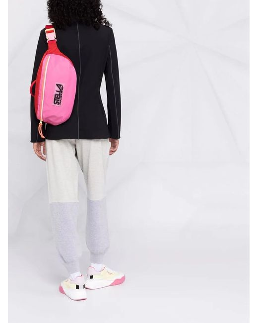 Stella McCartney Gray Panelled Wool Track Pants