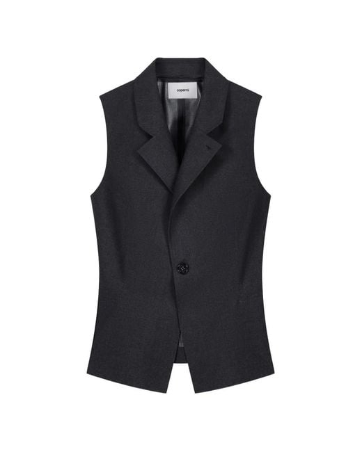 Coperni Blue Tailored V-Neck Vest