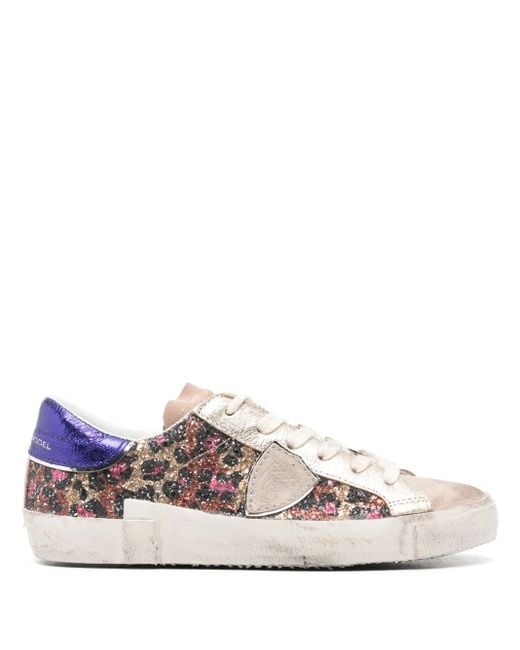 Philippe Model Pink Prxs Tennis Sneakers