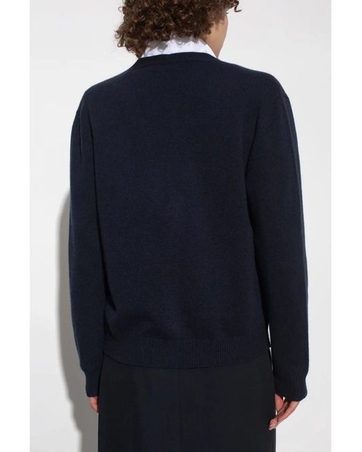 Fabiana Filippi Blue V-Neck Cashmere Cardigan