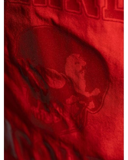 Costume da bagno con stampa di Alexander McQueen in Red da Uomo