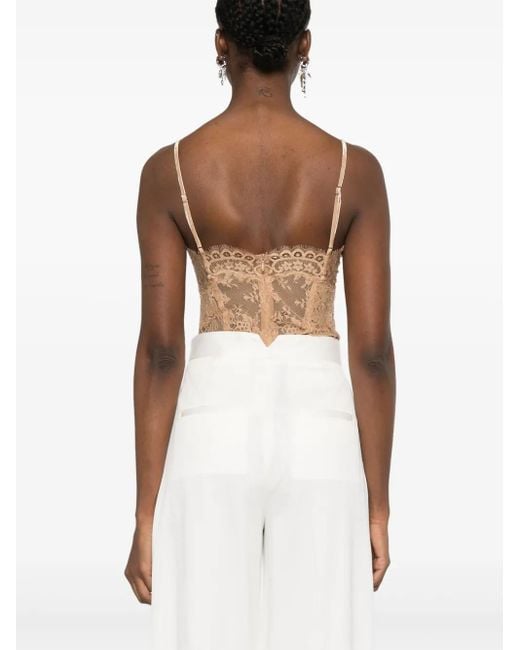 Zimmermann レース テディ ボディスーツ Natural