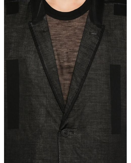Rick Owens Black Concordian Blazer for men