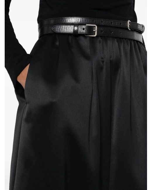 Junya Watanabe Black Wide-Leg Trousers