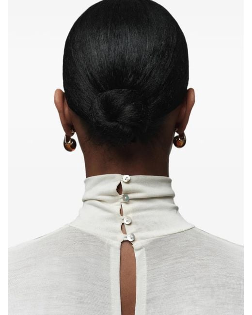CAYET White Bella Crossover T-Shirt