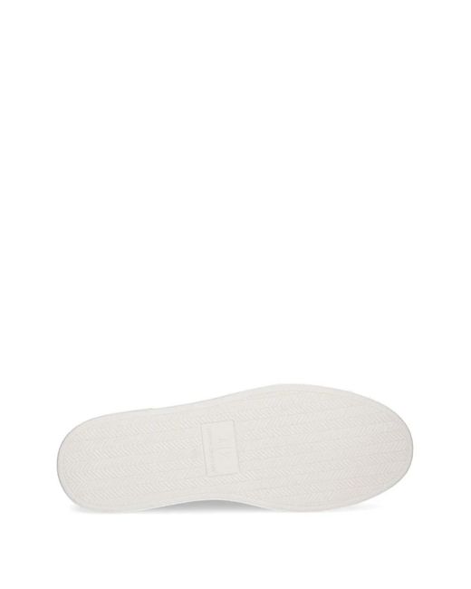 ARMANI EXCHANGE White Suede Slip-On Sneakers for men