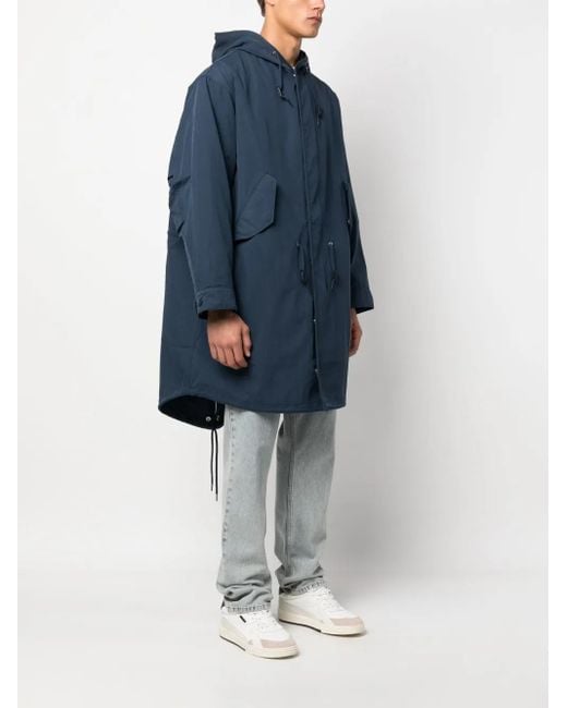 KENZO Target Parka in het Blue voor heren