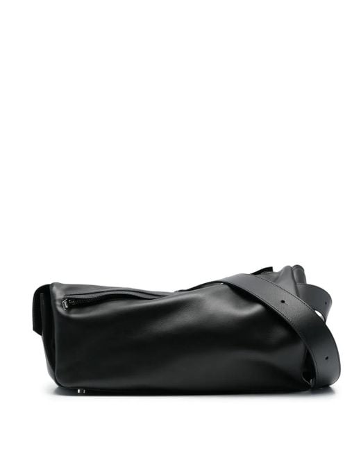 Borsa A Tracolla Oversize di Sunnei in Black