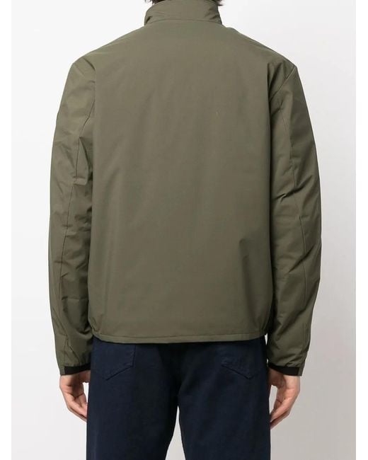 Woolrich Green Logo-Patch Bomber Jacket for men