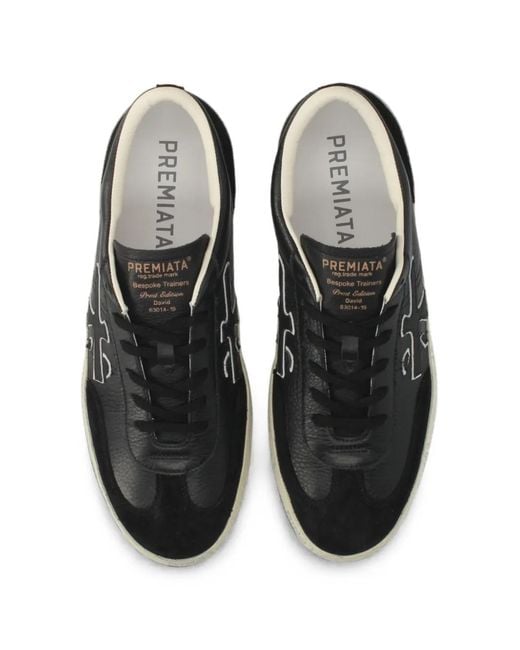 Premiata Black David 8285 Sneakers
