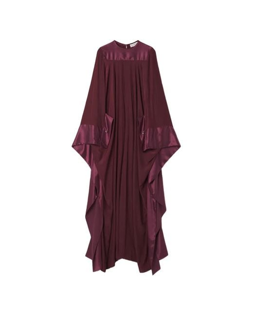 Lanvin Charmeuse Jurk in het Purple