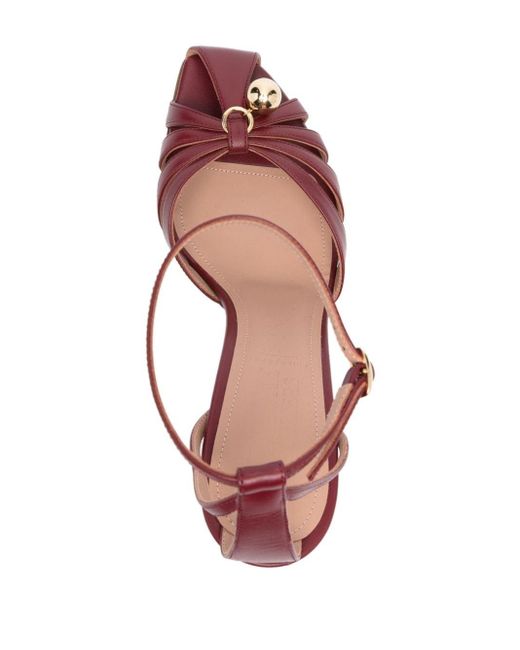 Philosophy Di Lorenzo Serafini Pink X Malone Souliers Azzura 110mm Sandals