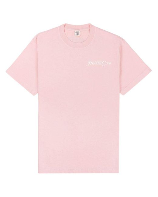 Sporty & Rich Pink Rizzoli Cotton T-shirt