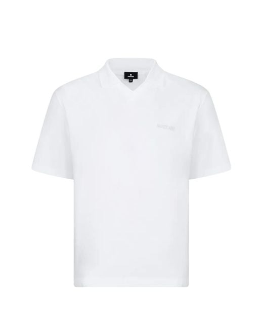 Mackage White Short-Sleeves Polo Shirt for men