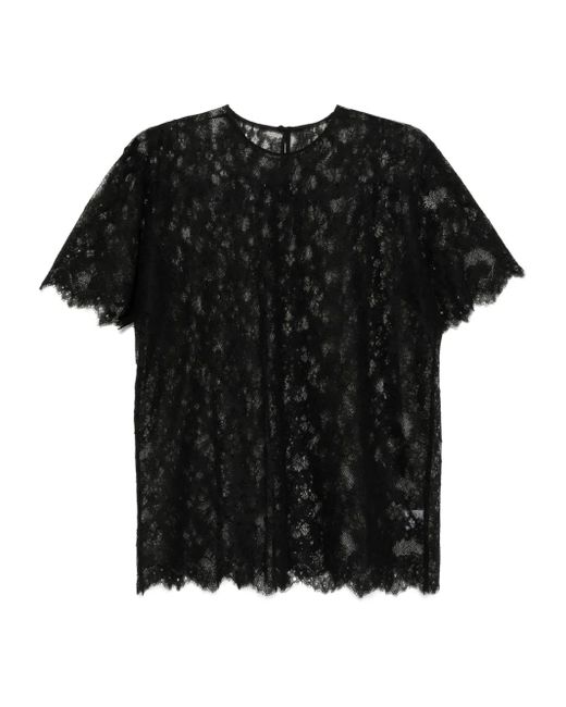 JNBY Black Round-Neck T-Shirt