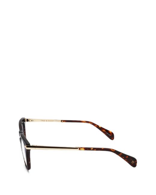 Rag & Bone Multicolor Square-Frame Tortoiseshell Glasses for men