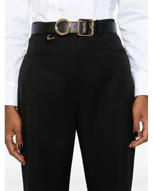 Jacquemus Black Le Pantalon Sauge Flared Trousers