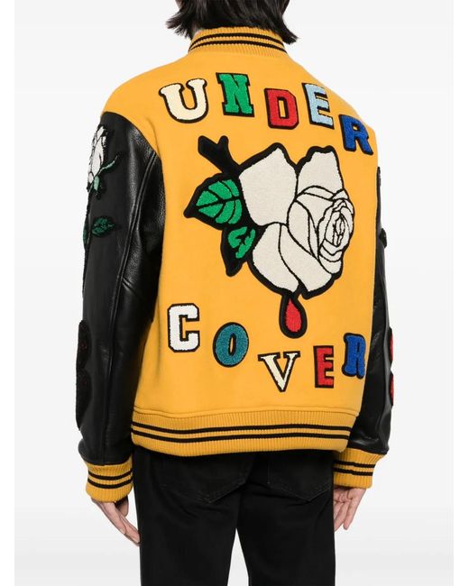 Undercover Gray X K. Tolnoe Varsity Bomber Jacket for men