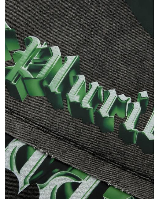 Godspeed Green Logo-Print Graphic-Print T-Shirt for men